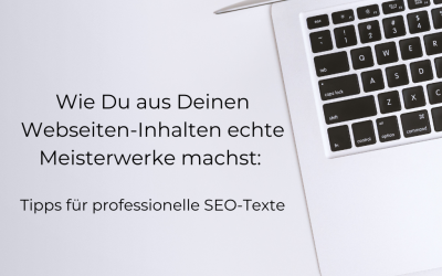 Tipps für professionelle SEO Texte